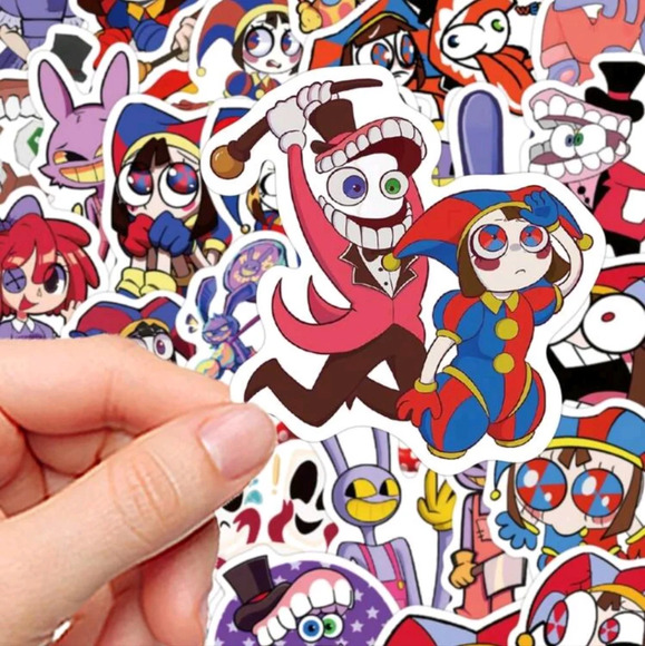 The amazing digital circus kids TV show cartoon anime clowns strange characters - Picture 5 of 9